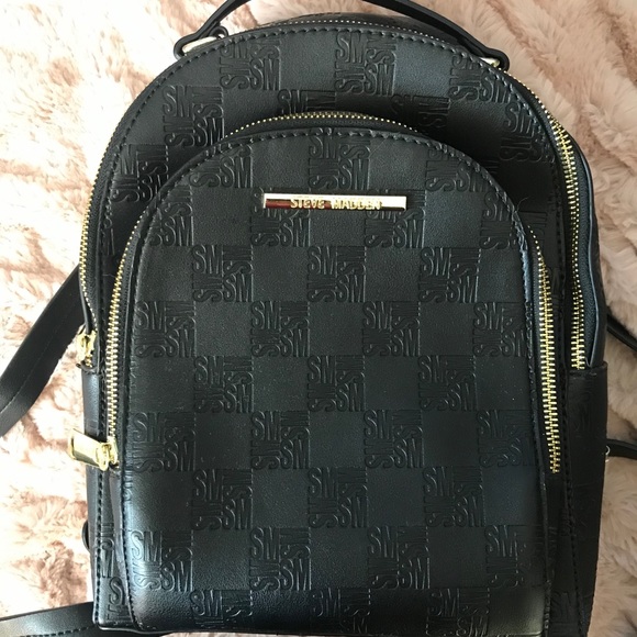 Steve Madden Handbags - Steve Madden Black Mini Backpack